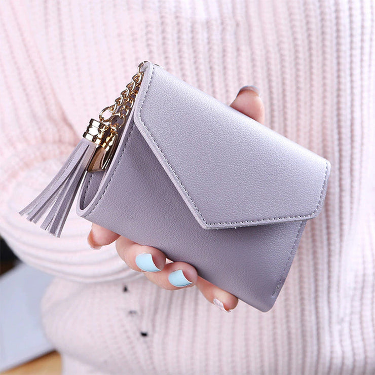 Short Tassel Wallet Women Fashion Purse