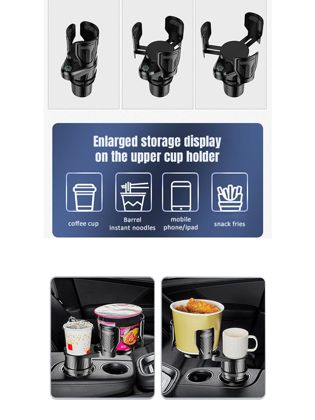 360° Rotating Car Cup Holder