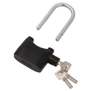 Aluminum Alloy Alarm Lock Padlock Anti-rust Anti-theft Lock Motorcycle Locks Door Lock Cabinet Lock