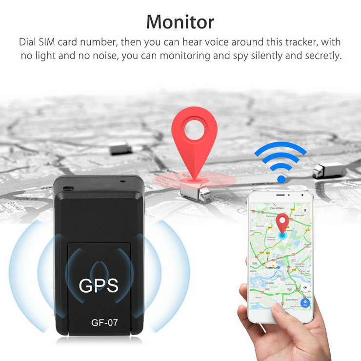 GF07 Magnetic Mini Car Real-time Locator