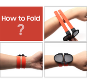 Folding Slap Wristband Sport Sunglasses