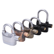 Aluminum Alloy Alarm Lock Padlock Anti-rust Anti-theft Lock Motorcycle Locks Door Lock Cabinet Lock