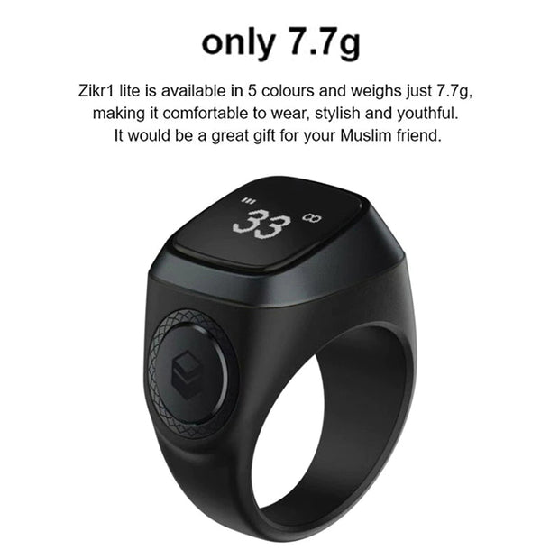 Smart Tasbih Tally Counter Ring