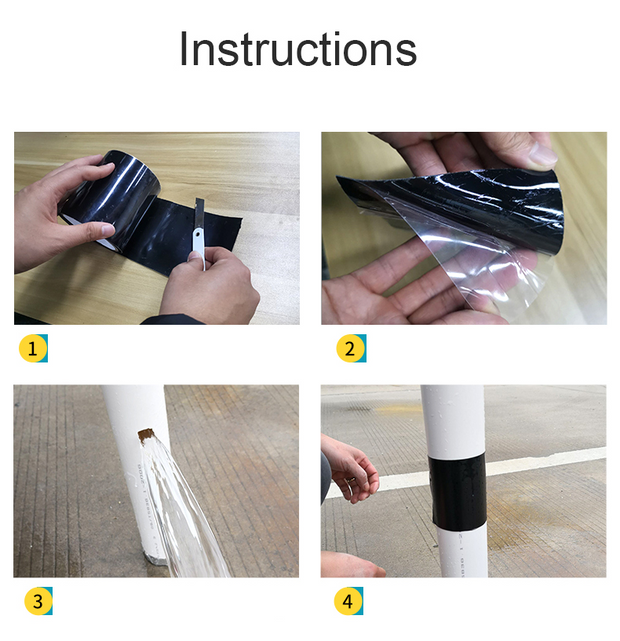 Patch PVC Pipe Super Strong Waterproof Tape Stop Leaks Seal Repair Tape