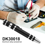 Multifunction 8 In 1 Pocket Precision Screwdriver Alu minimum Pen