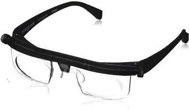 Adjustable Focus Glasses Dial Vision Near and Far Sight