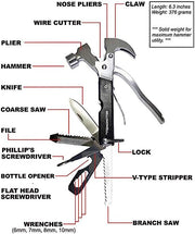 TAC Tool Stainless Steel 18-in-1 Multitool