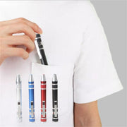 Multifunction 8 In 1 Pocket Precision Screwdriver Alu minimum Pen