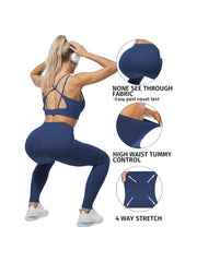 High-Waisted Fitness Leggings with Pockets