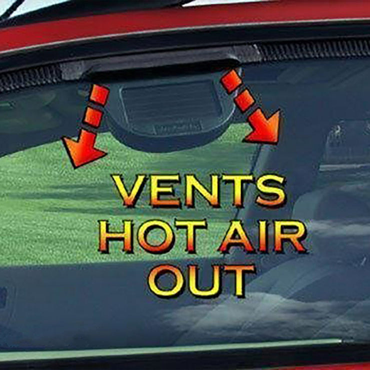 Solar Powered Car Fan Auto Window Fan Colder