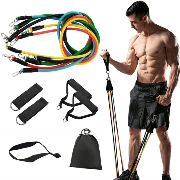 Portable Resistance Bands With Handles, Resistance Tubes