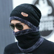 Woolen Beanie Cap Plus Neck Scarf - Warm & Snow Proof